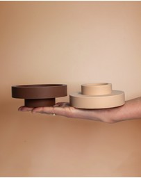 porter green - flipp lrg silicone unbreakable candle holder set