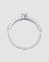 Elli Jewelry - Ring Duo Zirconia 925 Sterling Silver