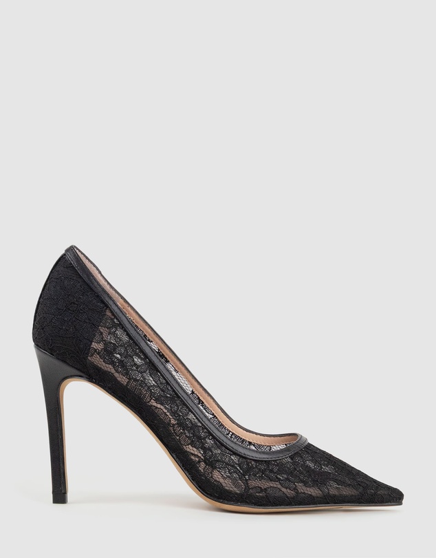 Edward Meller - AILEEN100 Lace Stiletto Pump