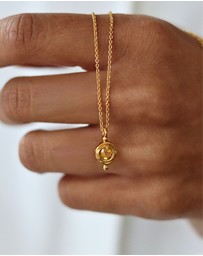 Ottoman Hands - November Birthstone Pendant Necklace