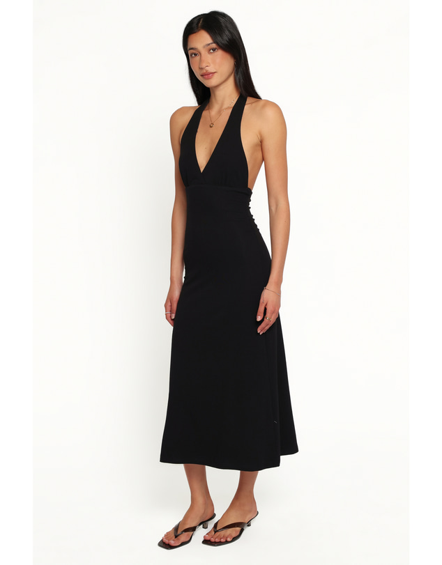 Petal & Pup - Garland Midi Dress - Black
