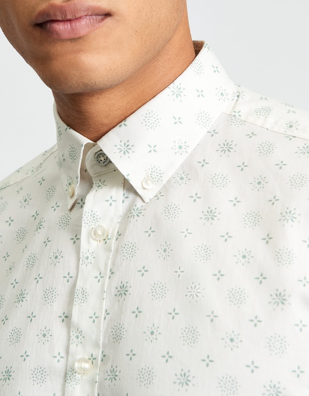 Ben Sherman - Scattered Geo Print Short Sleeve Shirt
