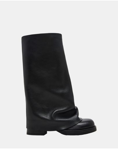 BENTON BLACK LEATHER