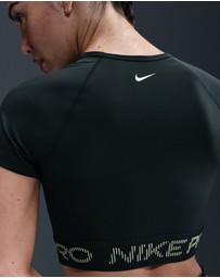 Nike - Pro Dri-FIT Short Sleeve Cropped Graphic Top