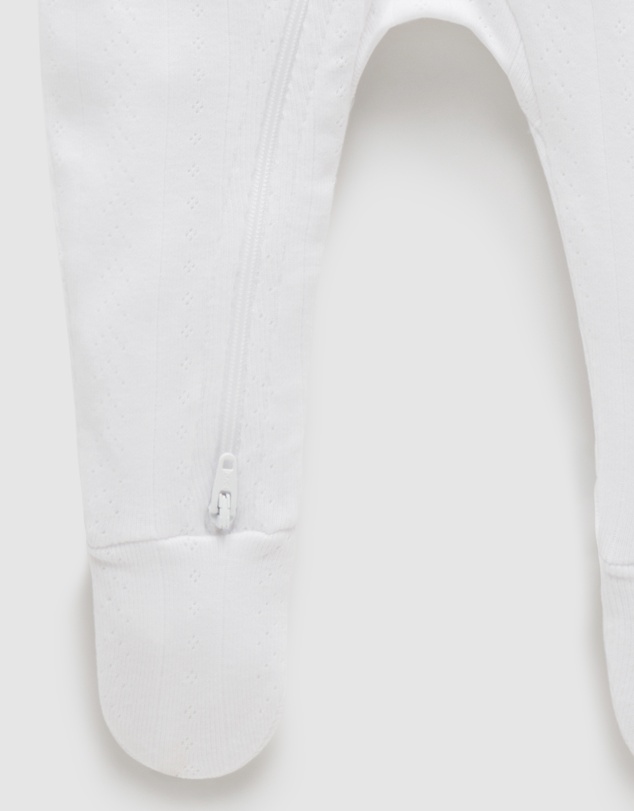 Purebaby - Pointelle Growsuit & Hat Pack-Babies