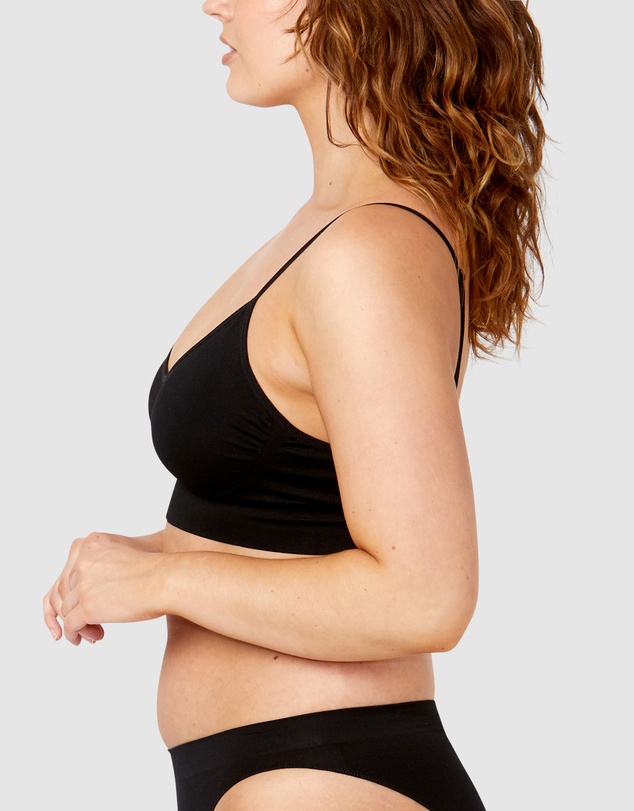 Ambra - 2 Pack Bare Essentials Recycled Nylon Padded Wirefree Bra