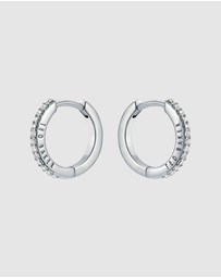 Ted Baker - Heplie Crystal Hoop Earrings 14mm