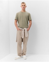 UNISON - Horizontal Rib T Shirt