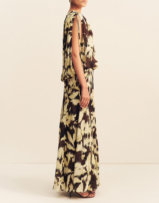 Shona Joy - Benny Off Shoulder Blouson Maxi Dress