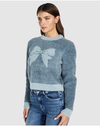 GUESS - Bow Jacquard Sweater