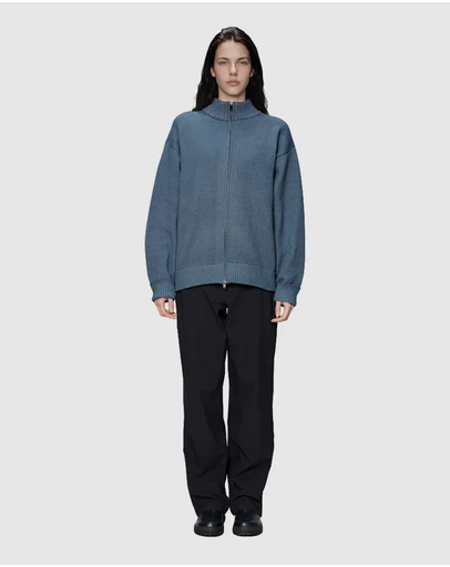 RAINS - Women's Sowa Knit Zip Cardigan Dusk/Breeze