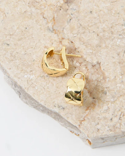 Forcast - Calla 16k Gold Plated Earrings