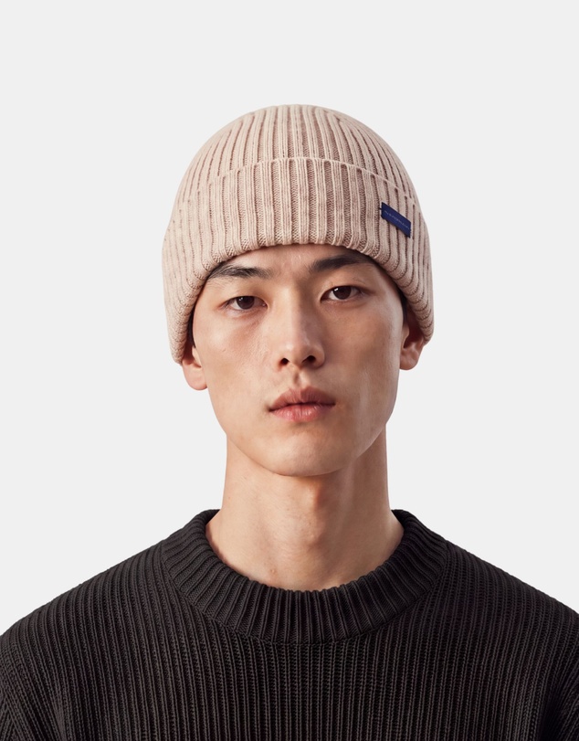 Henry Bucks - HENRY BUCKS Merino Wool Beanie BEIGE