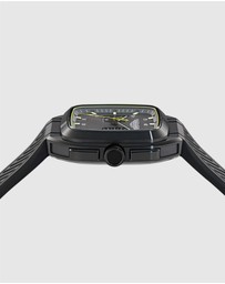 Aston Martin - ULT IP Black Silicone Strap Watch