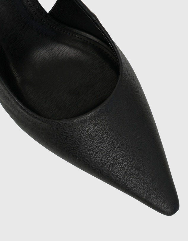 Betts - Kane Pointy Toe Slingback Wedge Shoes