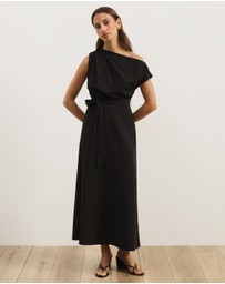 Atmos&Here - Jayde Off Shoulder Midi Dress