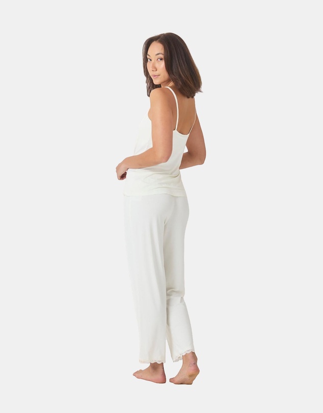 Gingerlilly - Britt Bamboo Lace Cami Long PJ