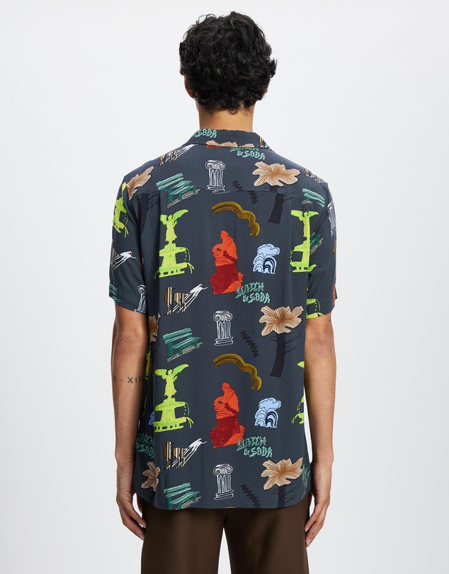 Scotch & Soda - Regular Fit SS AOP Viscose Shirt