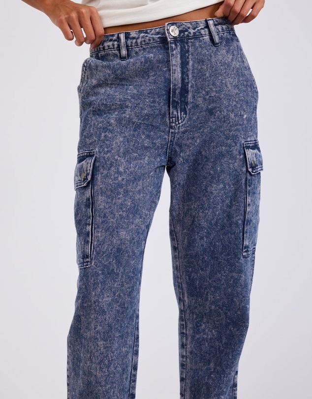 ONE TEASPOON - Purple Rain Cargo Motion Denim Jeans