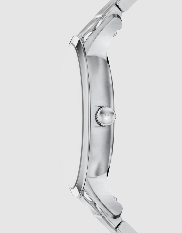 Emporio Armani - Silver Tone Analogue Watch