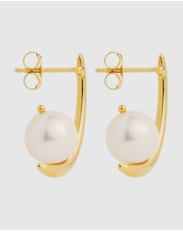 Najo - Mariselle Yellow Gold Pearl Earring
