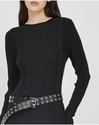 FRIEND of AUDREY - Gaia Long Sleeve Knit Dress