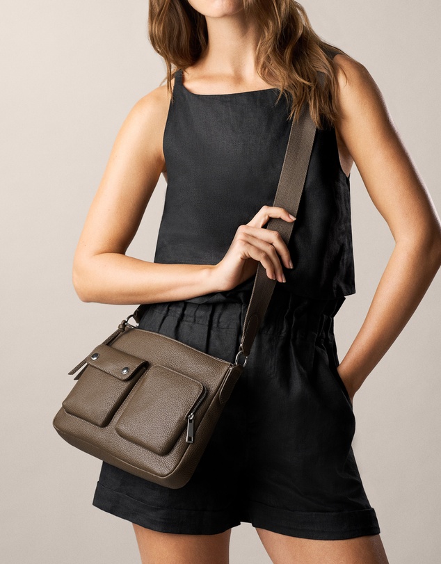 Fossil - Maysen Gray Crossbody Bag