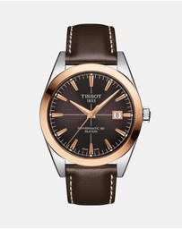 Tissot - Gentleman Automatic Silicium 18K Gold Bezel