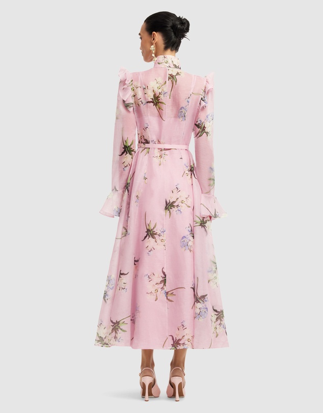 LEO LIN - Katrina Butterfly Sleeve Midi Dress