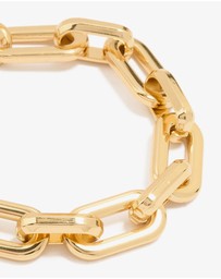 Lovisa - Waterproof Gold Plated Stainless Steel Paperclip Large Chain Bracelet