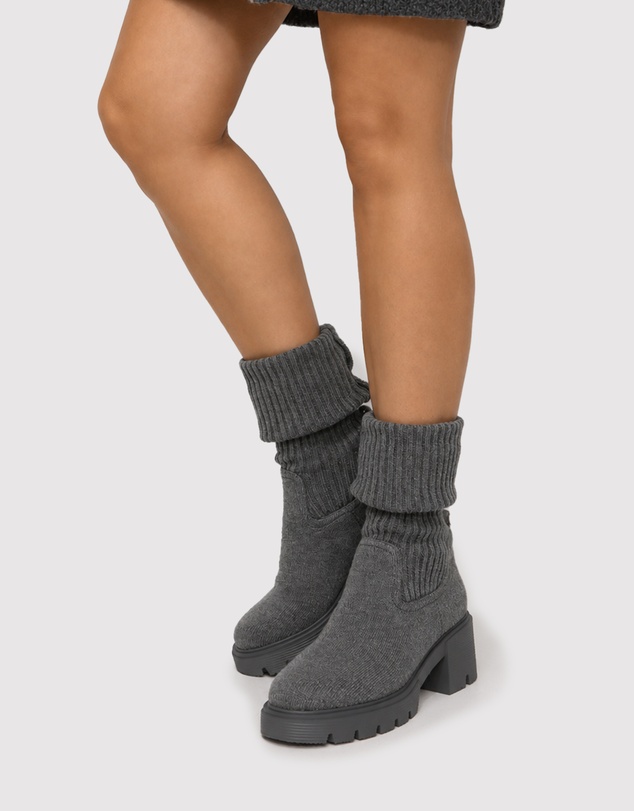 Belle & Bloom - Tokyo Lights Rib Sock Boot