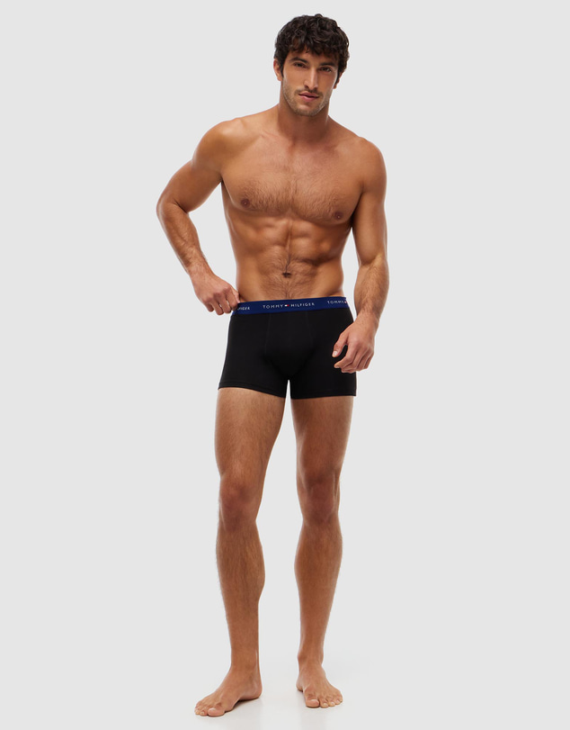 Tommy Hilfiger - 3-Pack Signature Logo Contrast Waistband Trunks