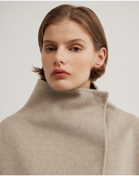 Witchery - Funnel Wrap Neck Coat