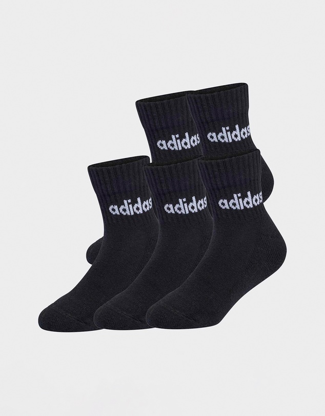 adidas Performance - 5-Pack Linear Ankle Socks - Kids
