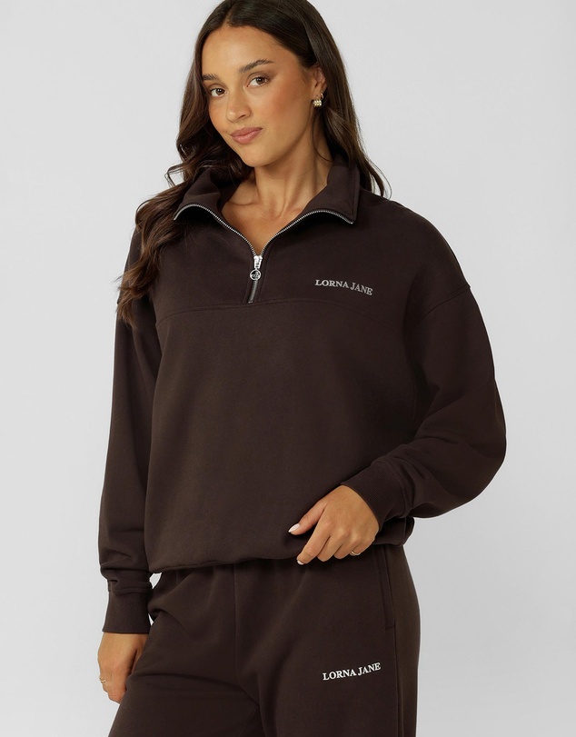 Lorna Jane - Streamline Quarter Zip Sweat