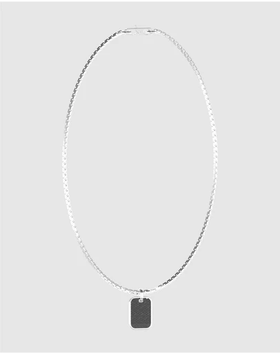 GUESS - King's Road Silver Tone Necklace 25mm