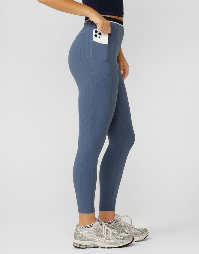 Lorna Jane - Baseline Rib Ankle Biter Leggings
