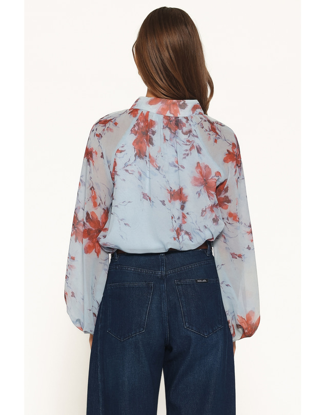Petal & Pup - Marni Top - Blue Floral