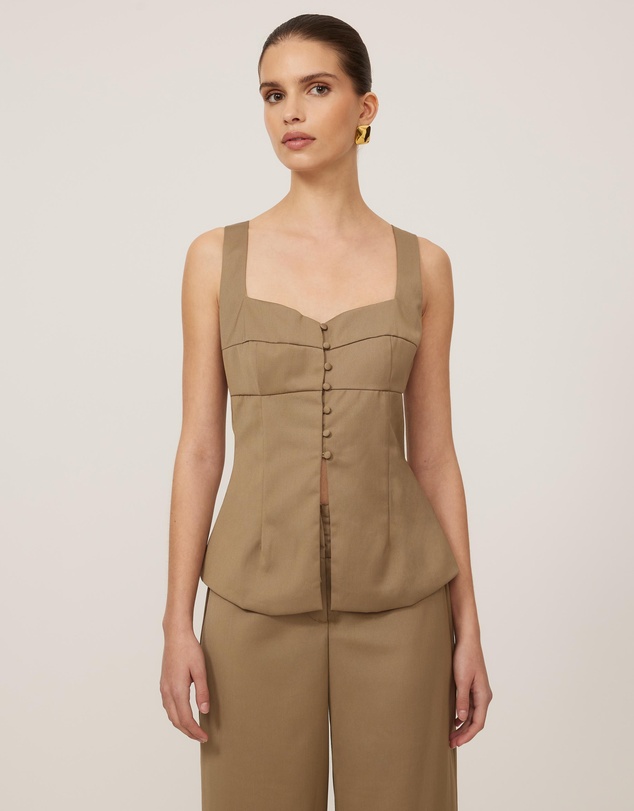 Tussah - Charvi Tweed Top