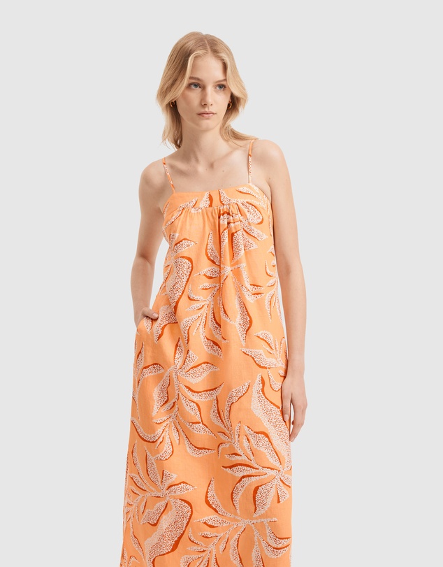 Country Road - Print Elastic Detail Maxi
