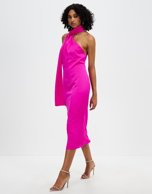 Honey and Beau - Euphoric Halter Midi Dress