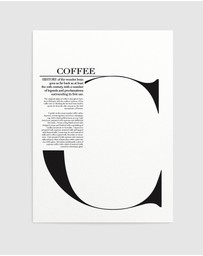 Olive et Oriel - Coffee Art Print