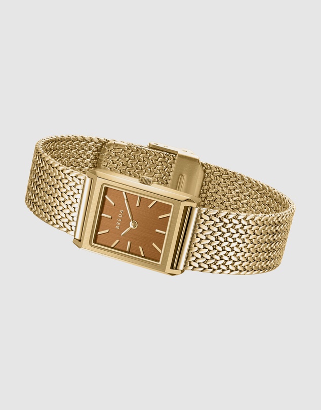 Breda - Virgil Tethered Metal Mesh Watch, 20MM