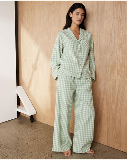 Mint Gingham