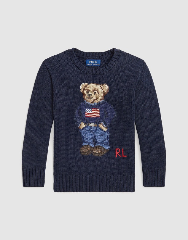 Polo Ralph Lauren - Polo Bear Cotton Sweater - Kids