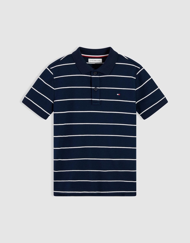 Tommy Hilfiger - Regular Fit Interlock Knit Polo Shirt - Teens