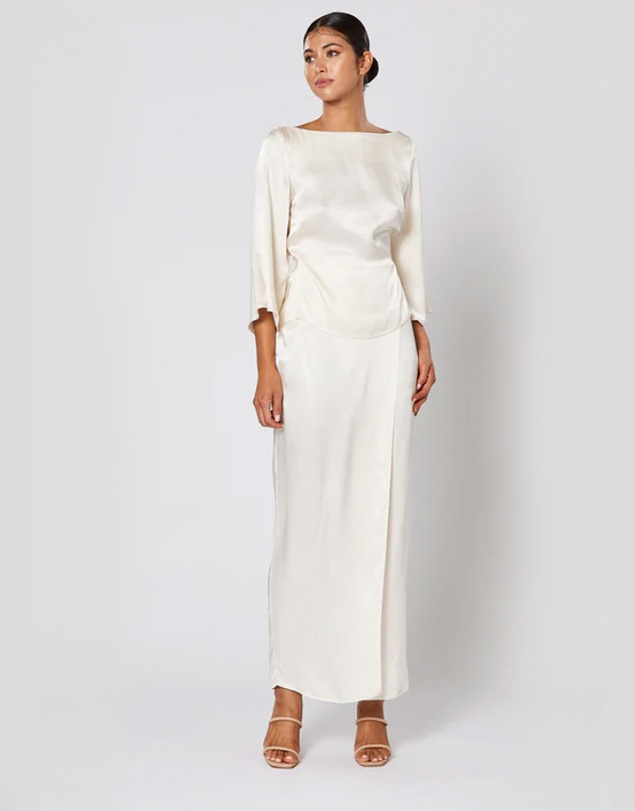 Winona - Cinta Dress Pearl