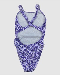 Salty Johnson - VIOLET Coral Thick Strap One Piece