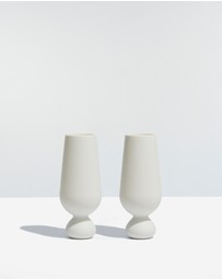 STYLD. - Bubble Champagne Flute Set (2 pcs)