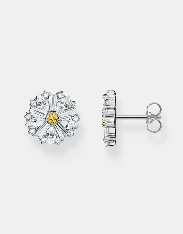 THOMAS SABO - THOMAS SABO Lovely Daisy Large Ear Studs Silver